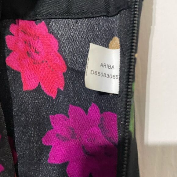 DVF Diane Von Furstenberg Silk Floral Ariba Mini Dress Size 8 - Picture 8 of 11